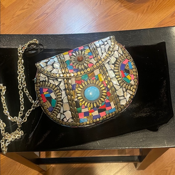 Mosaic Sunburst Women's Clutch - Picture 1 of 4